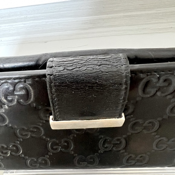 Gucci Guccissima Black Leather Wallet - Picture 6 of 10